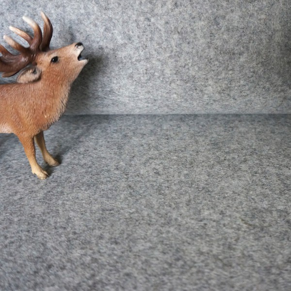 Wollfilz, 3mm, Hellgrau meliert