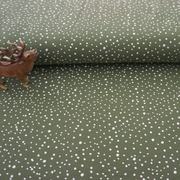 Jersey, Kleckse, Moos, Meterware