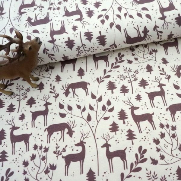 Jersey, Miniwinter, Rotwild, Rehe, Mauve, swafing, Meterware