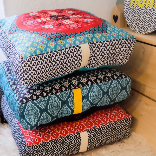 Baumwollstoff 'Pillow Party' Panel, Bunt, swafing