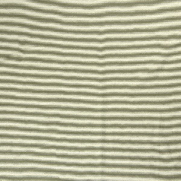 Ringeljersey 3 mm, Tannengrün/Weiß, Meterware