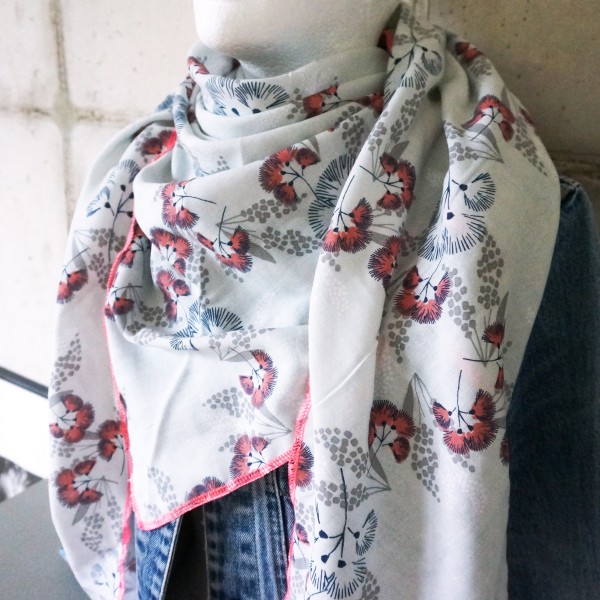 Dreieckstuch XL, Musselin, Dolden, 100% Baumwolle, Double Gauze