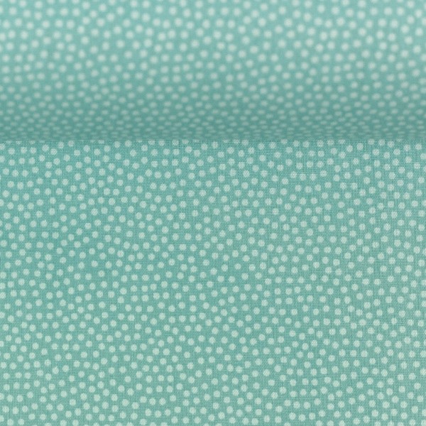 Baumwollstoff, Dotty, swafing, Aqua, Meterware