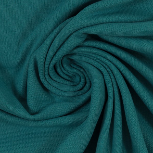 Bündchen, Heike, Uni, Dunkelmint, Meterware