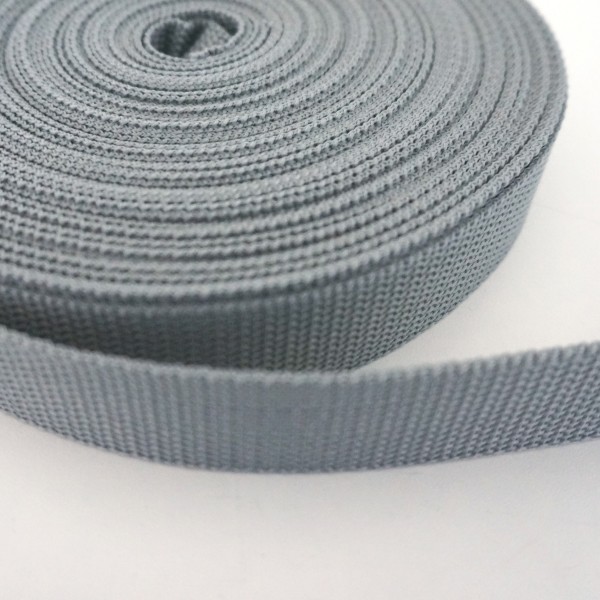 Gurtband Taschengurt Grau, 30 mm