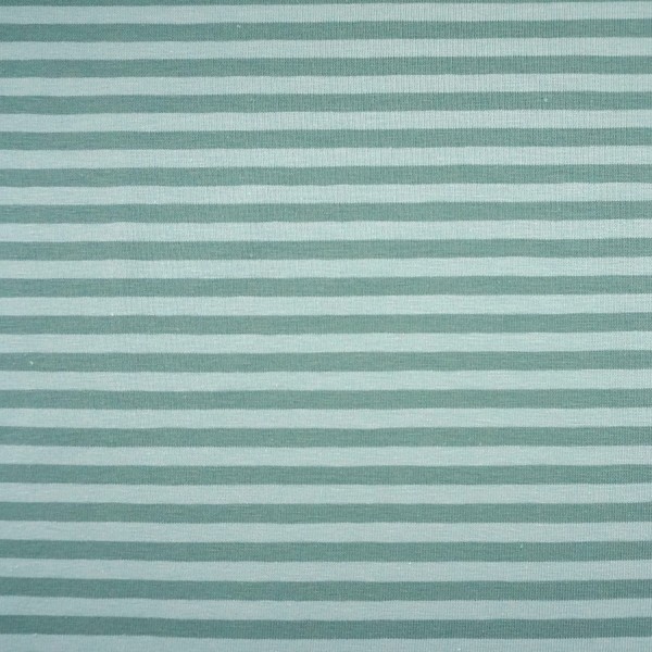 Ringeljersey 5 mm, Mint/Dunkelmint, Meterware