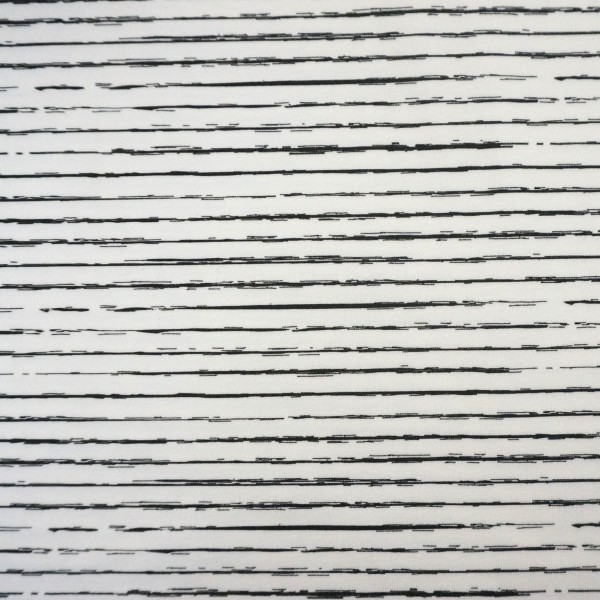 Jersey, Linien, Streifen, Off-White, Meterware