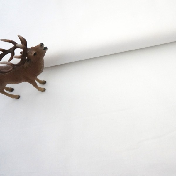 Voile, reine Baumwolle, optisches Weiß, Meterware