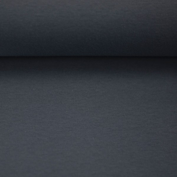 Bündchen, Heike, Uni, Graublau, Meterware