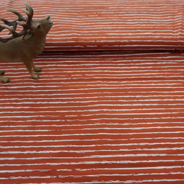 Jersey, Linien, Brick, Meterware