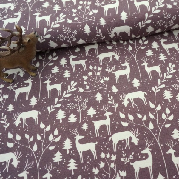 Jersey, Miniwinter, Rotwild, Rehe, Mauve, swafing, Meterware