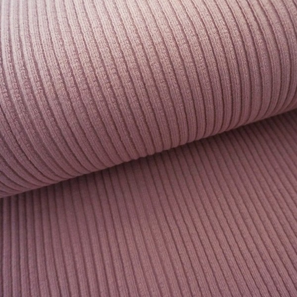 Grobstrickbündchen Heiko, Altrosa, Uni, Meterware