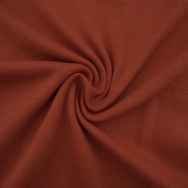 Bündchen, Heike, Uni, Rotbraun, Rost, Meterware