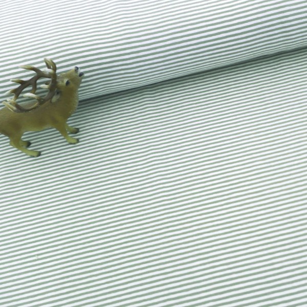 Ringeljersey 3mm, Mint/Weiß, Meterware