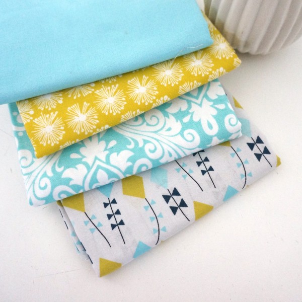 Restepaket Baumwolle, Patchwork, Designerstoffe, Drachen, Burst, Uni