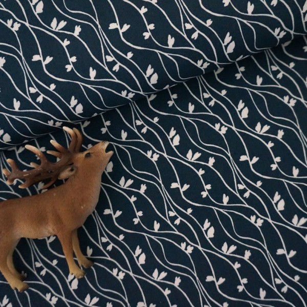 Lilla, Ranken, Blau/Creme