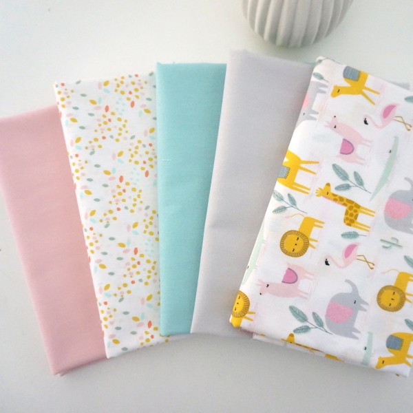 Stoffpaket Baumwolle 'Desert Family' Patchwork, Pastell