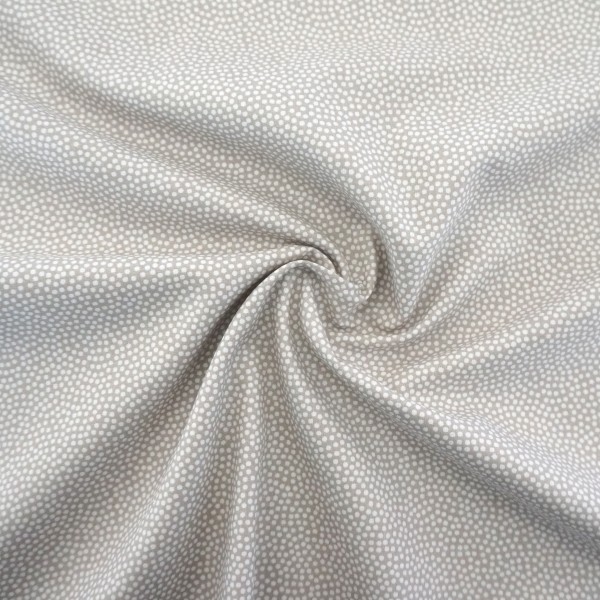 Baumwollstoff, Dotty, swafing, Warmgrau, Meterware