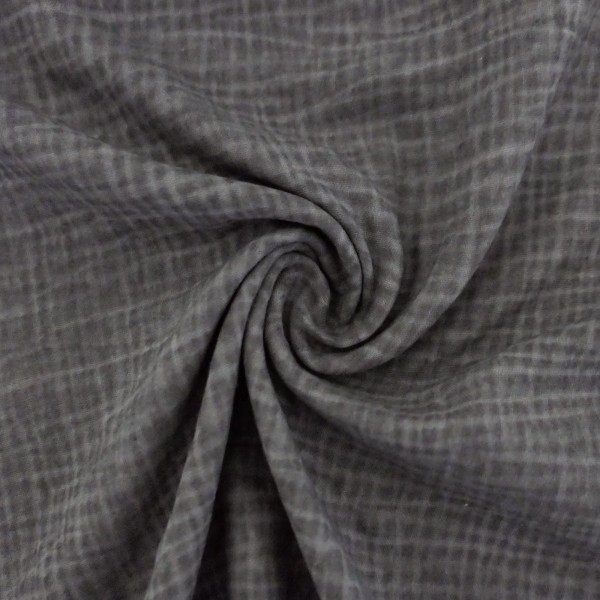Musselin, Double Gauze, Uni, Taupe, Graubraun, Tie Dye, Meterware