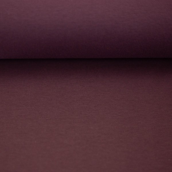 Bündchen, Heike, Uni, Mauve, Meterware