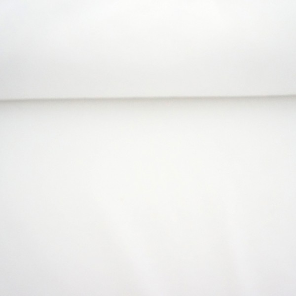 Bündchen, Heike, Uni, Reinweiß, Meterware