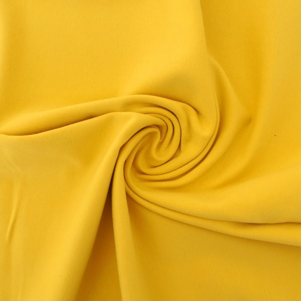 Jersey Uni, Sonnengelb, Meterware