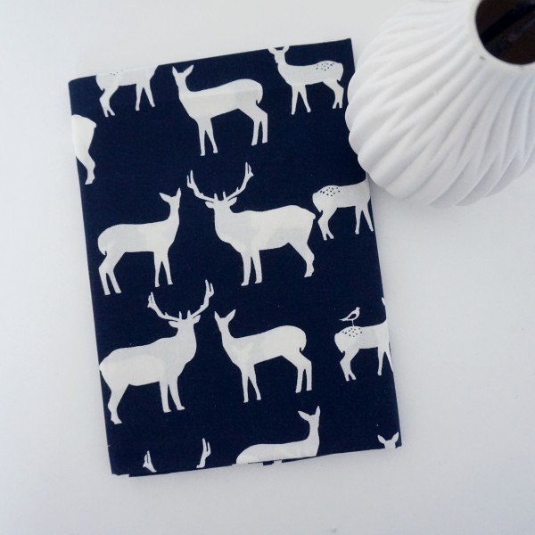 Rest, Popeline, Elk Grove, Dusk, Dunkelblau, Rotwild