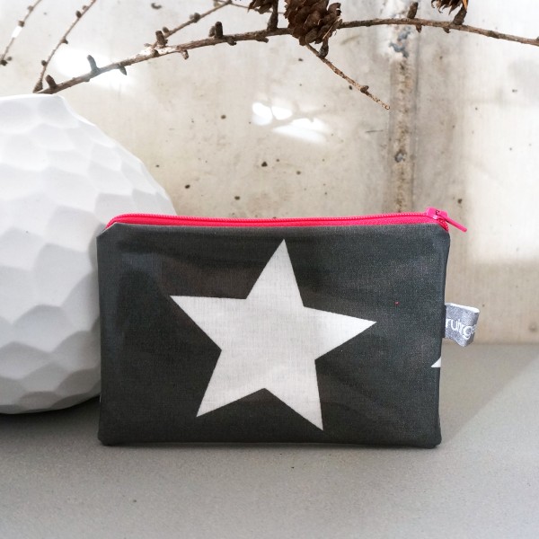 Minitasche, Organizer, Star Giant, Charcoal, gefüttert