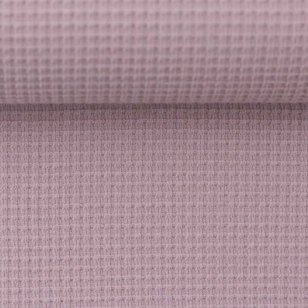 Waffeljersey, Laura, Uni, Altrosa, swafing, Meterware