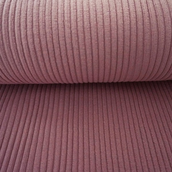 Grobstrickbündchen Heiko, Altrosa, Uni, Meterware