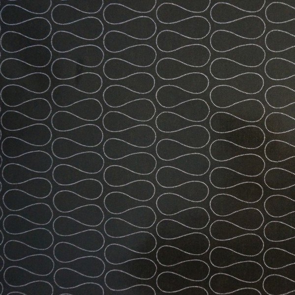 Wachstuch Oilcloth, Omnia, Black