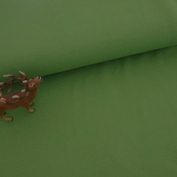 Jersey Uni, satt Grün, Meterware