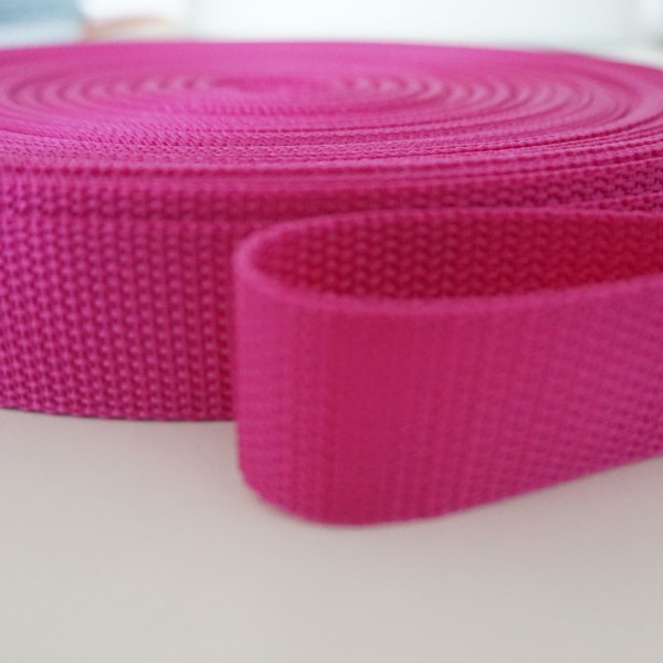Gurtband Taschengurt Pink, 30 mm