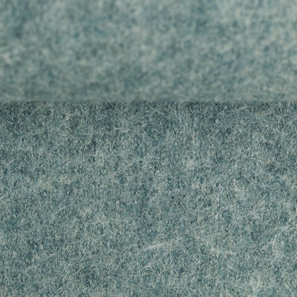 Walk 'Naomi' gekochte Wolle, Mintblau, melange, Meterware