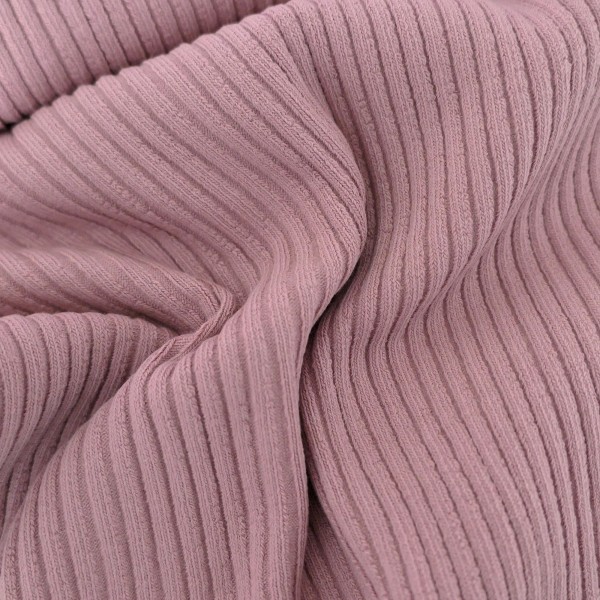 Grobstrickbündchen Heiko, Altrosa, Uni, Meterware