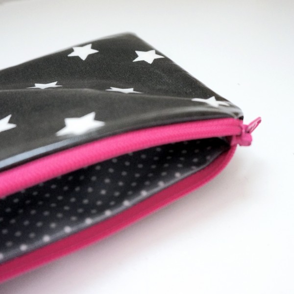 Minitasche, Organizer, Star, Black, gefüttert