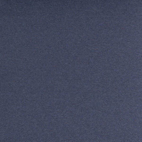 Bündchen, Heike, Uni, Blau, meliert, Meterware