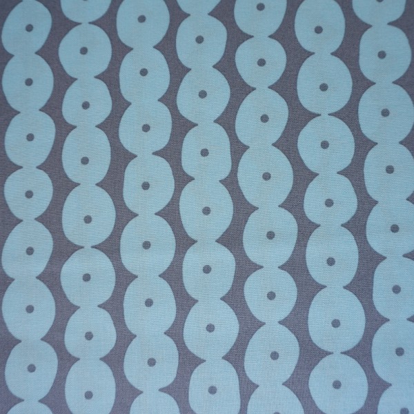 Baumwollstoff, Patchwork, Zen Chic for you, Hey Dot, Grey Dot Mod, Grau/Blau