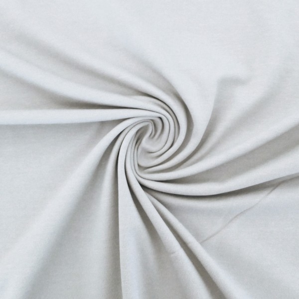 Jersey Uni, Warmgrau, hell, Meterware