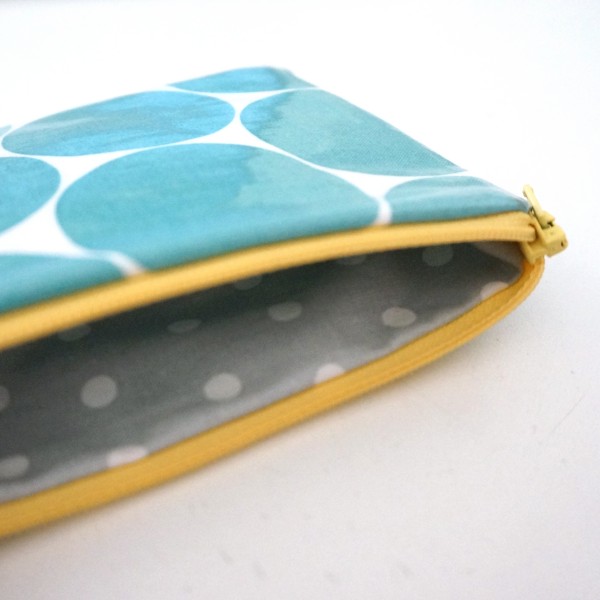 Minitasche, Organizer, Fresh Dots, Mint, gefüttert