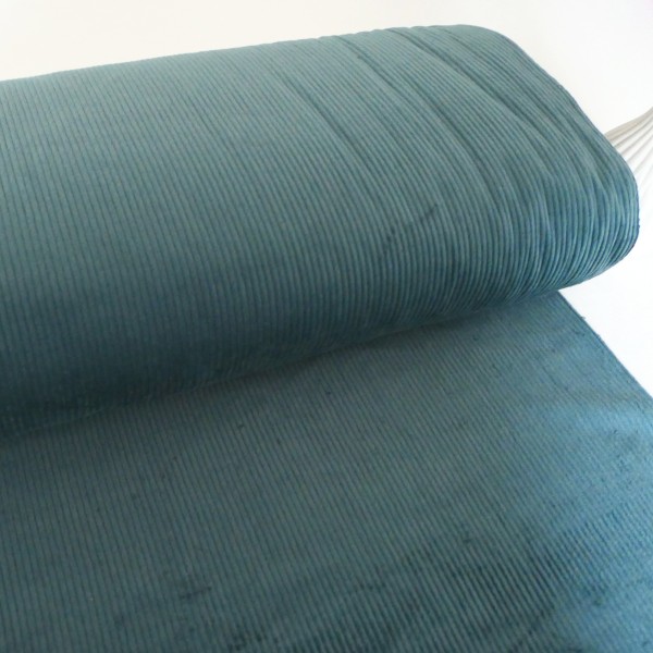 Cordjersey, Cord elastisch, Uni, Dusty Mint, Meterware