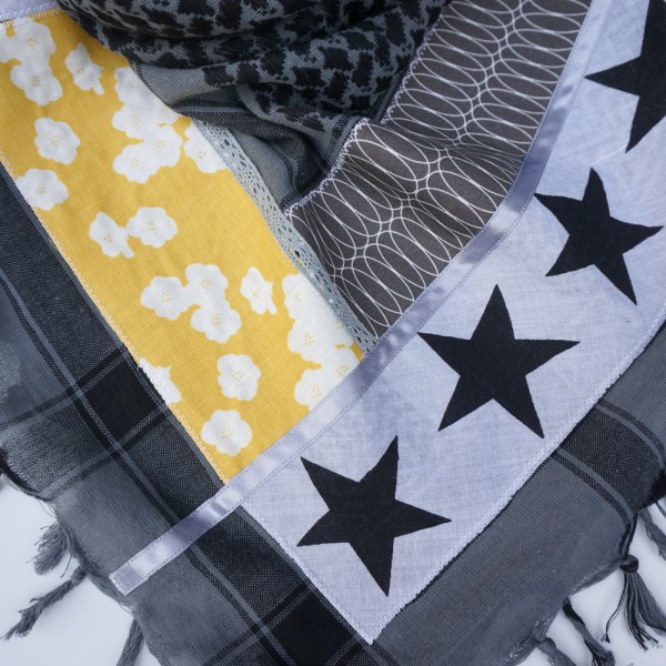 Halstuch Unikat "Pimp my Pali" Flower Edition "Yellow"