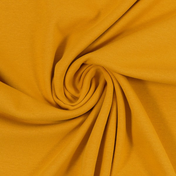 Bündchen, Heike, Uni, Gelborange, Meterware