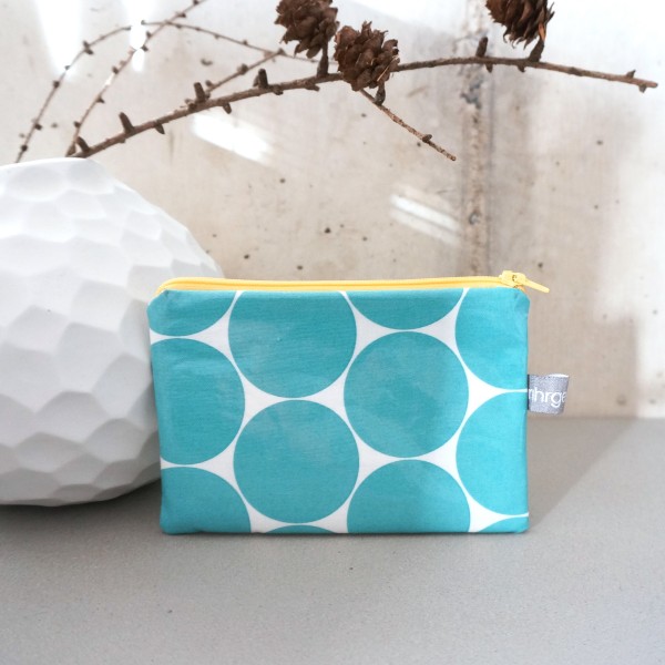 Minitasche, Organizer, Fresh Dots, Mint, gefüttert