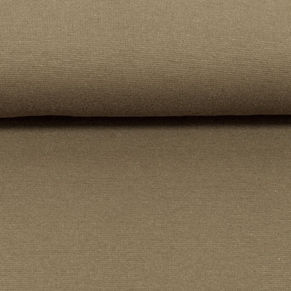 Bündchen, Heike, Uni, Beige, Meterware