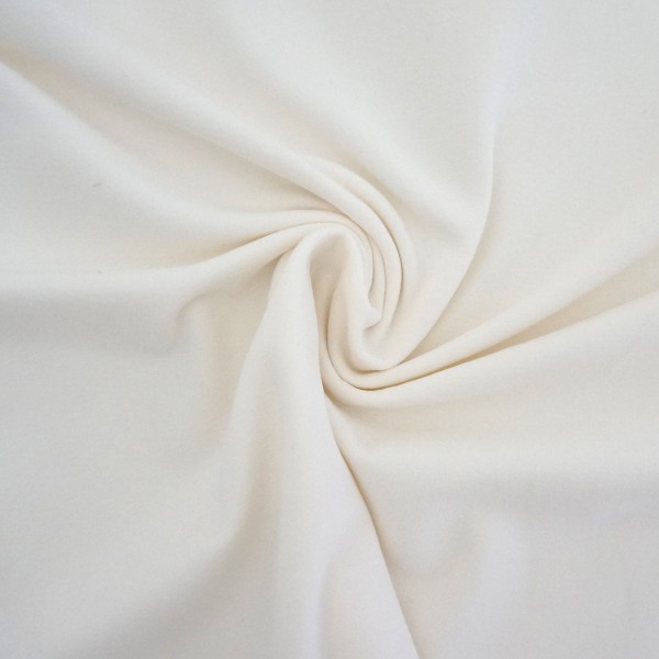 Baumwollstoff, Popelin, Uni, Naturweiß, Meterware