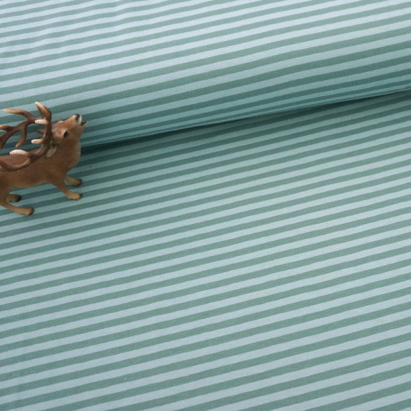 Ringeljersey 5 mm, Mint/Dunkelmint, Meterware