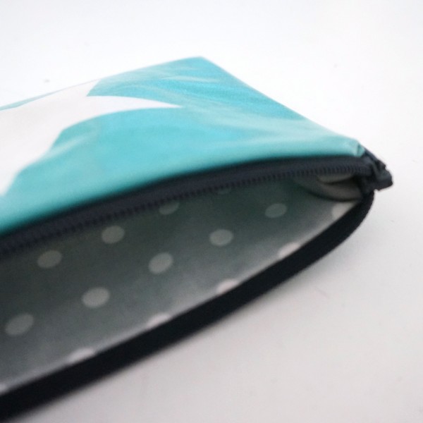 Minitasche, Organizer, Star Giant, Azur, gefüttert