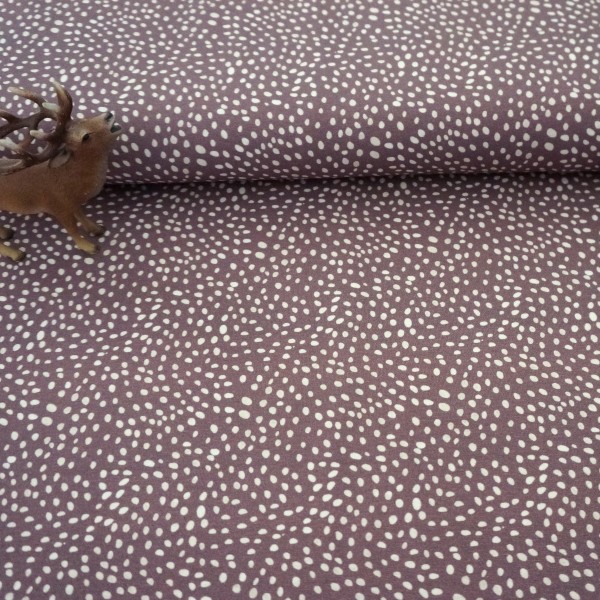 Jersey, Miniwinter, Kleckse, Mauve, swafing, Meterware