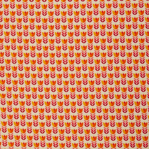 Jersey, Retro Tulpe, Creme, swafing, Meterware